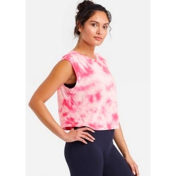 JoyLab Tops Joylab Muscle Crop Tie Dye Tank Top Poshmark